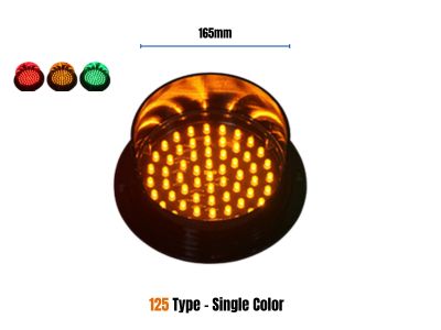 led traffic light module 125 Type Single Color For Sale