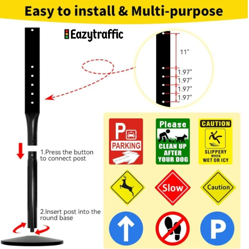 Custom Metal Road Signs Durable & Personalized Traffic Multi-purpose