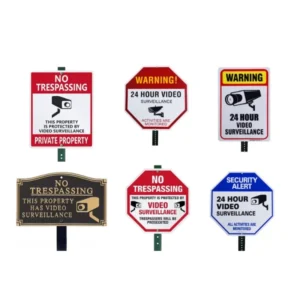 No Trespassing Metal Signal Board Custom