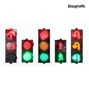 Road traffic signal indicator lights, pedestrian full-screen warning red-green lights