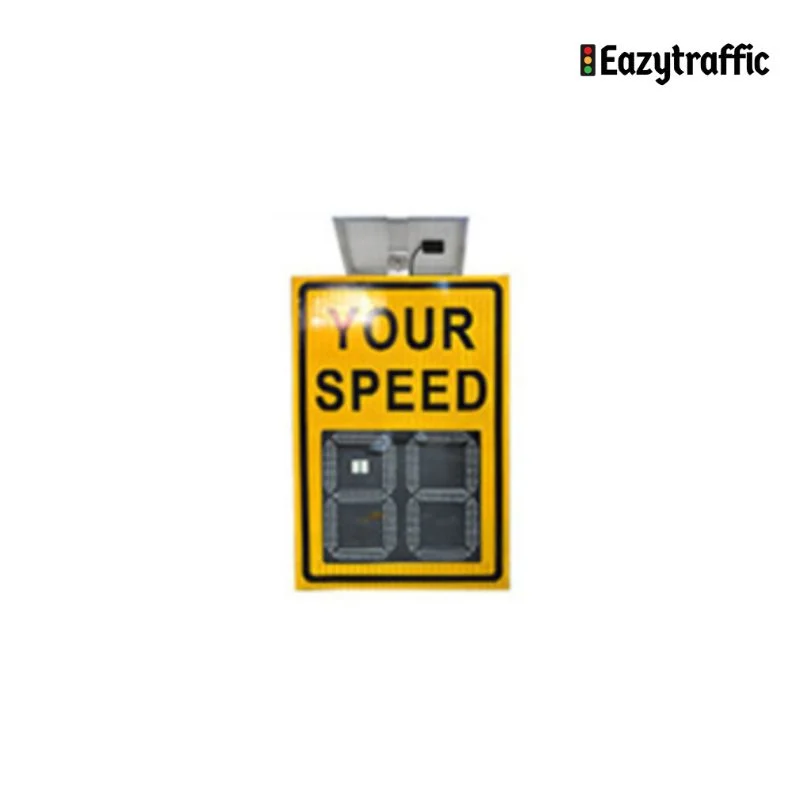 S5 Solar Powered Speed Limit Radar Sign for Safe Driving