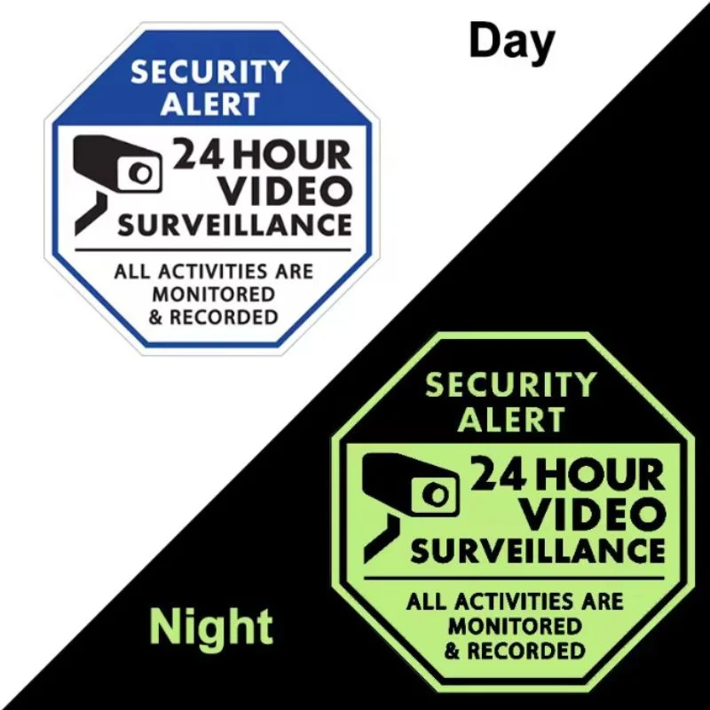 Security Alert Metal Signal Board Custom