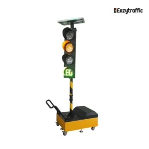 Singapore pushcart red-green lights Solar powered communication single-side one-way passage wireless signal lights