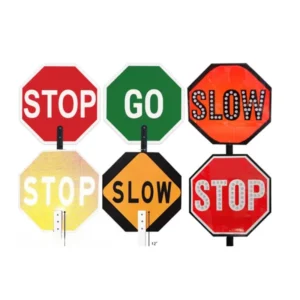 Stop and Slow Metal Signal Board Custom