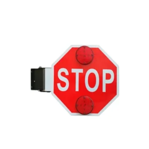 Stop sign custom for school bus