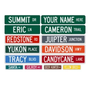 Street name Signs metal board custom