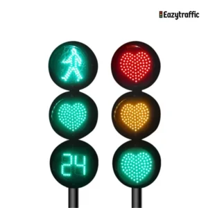 Traffic signal lights factory LED internet celebrity heart-shaped red-green lights